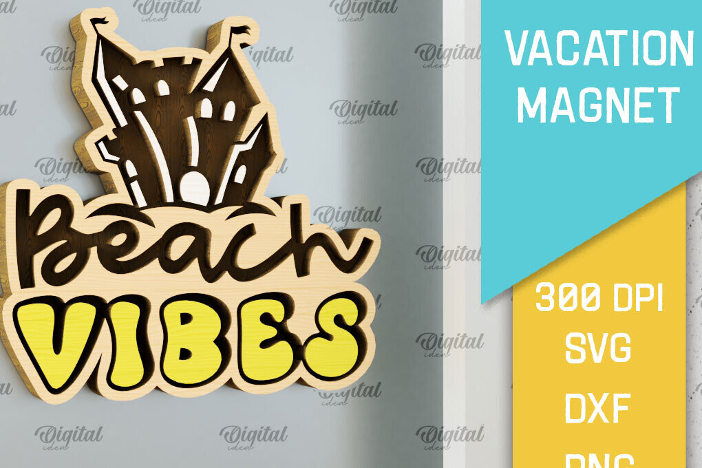 Intra απο ξύλο plywood 3mm-4mm πάχος – Ξύλινο μαγνήτη για διακοπές με λέιζερ Δίασταση  20x20 cm INTRAFABR-98122551