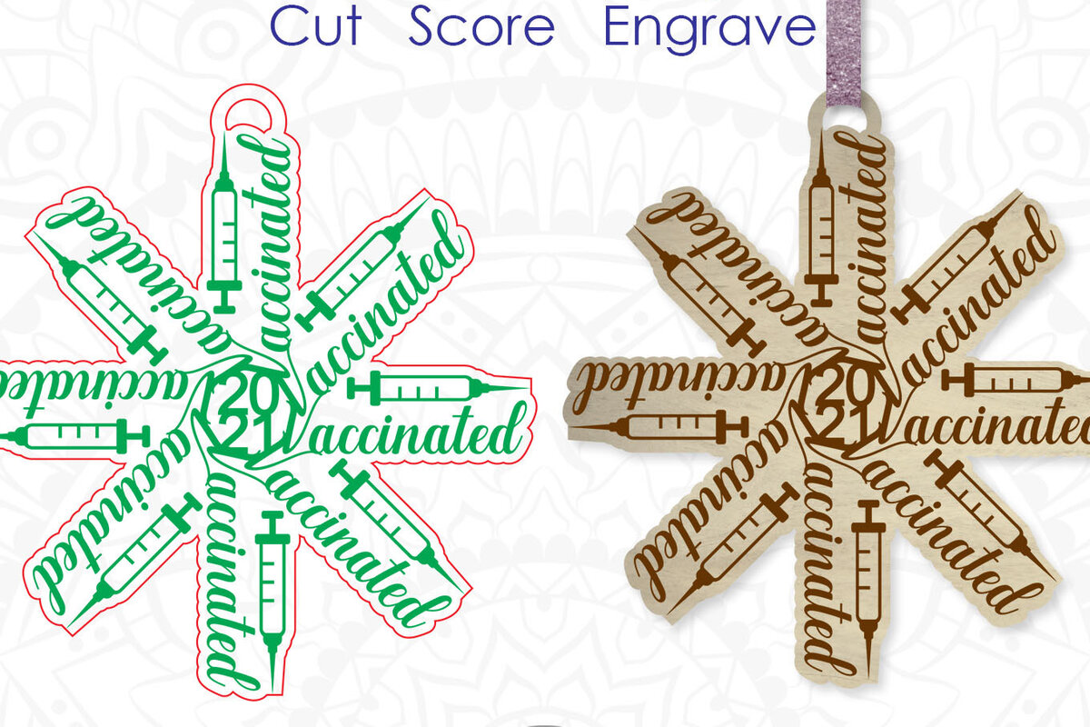 Intra απο ξύλο plywood 3mm-4mm πάχος – Εμβολιασμένο Στολίδι, Χριστουγεννιάτικα Στολίδια Δίασταση  20x20 cm INTRAFABR-10386433