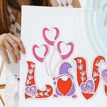 Intra απο ξύλο plywood 3mm-4mm πάχος – Valentine 3D Love V.1 Δίασταση  20x20 cm INTRAFABR-55671166 - Image 9