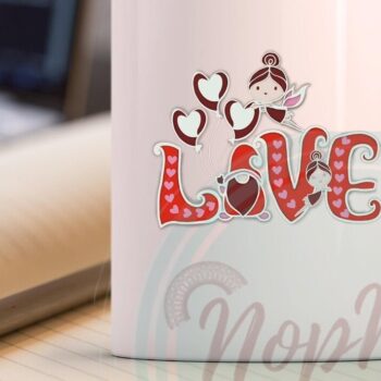 Intra απο ξύλο plywood 3mm-4mm πάχος – Valentine 3D Love V.2 Δίασταση  20x20 cm INTRAFABR-55673319 - Image 6