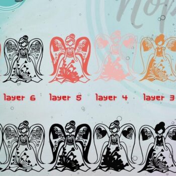 Intra απο ξύλο plywood 3mm-4mm πάχος – Valentine 3D Princess V.2 Δίασταση  20x20 cm INTRAFABR-55302575 - Image 2