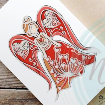 Intra απο ξύλο plywood 3mm-4mm πάχος – Valentine 3D Princess V.2 Δίασταση  20x20 cm INTRAFABR-55302575 - Image 5