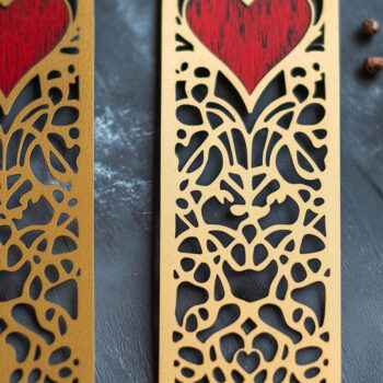 Intra απο ξύλο plywood 3mm-4mm πάχος – Πακέτο Cut σελιδοδείκτη Valentine Δίασταση  20x20 cm INTRAFABR-112096886 - Image 8