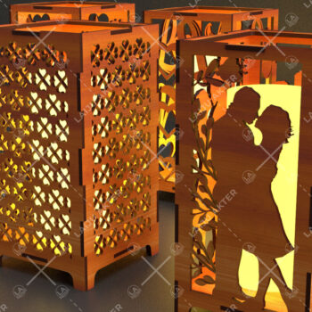 Intra απο ξύλο plywood 3mm-4mm πάχος – Πακέτο κοπής με λέιζερ Candel Valentine Δίασταση  20x20 cm INTRAFABR-89564877 - Image 3