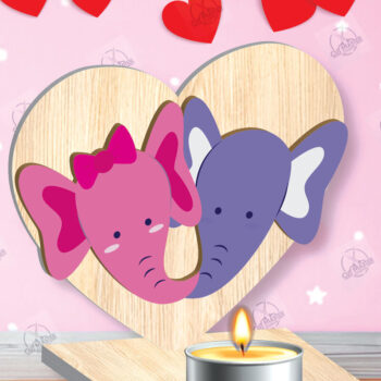 Intra απο ξύλο plywood 3mm-4mm πάχος – Δέσμη κοπής με λέιζερ για κεριά Αγίου Βαλεντίνου Δίασταση  20x20 cm INTRAFABR-113194434 - Image 3