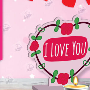 Intra απο ξύλο plywood 3mm-4mm πάχος – Κηροπήγιο Valentine Δίασταση  20x20 cm INTRAFABR-113194071