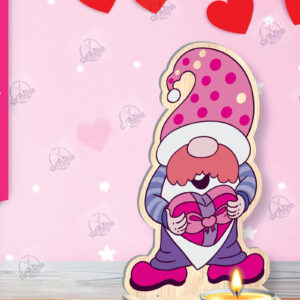 Intra απο ξύλο plywood 3mm-4mm πάχος – Κηροπήγιο Valentine Δίασταση  20x20 cm INTRAFABR-113194225