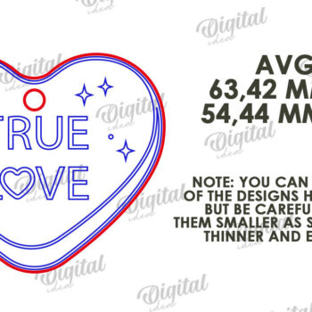 Intra απο ξύλο plywood 3mm-4mm πάχος – Πακέτο Valentine Candy Hearts LaserCut Δίασταση  20x20 cm INTRAFABR-112022204 - Image 2