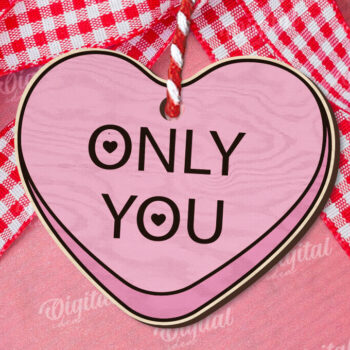 Intra απο ξύλο plywood 3mm-4mm πάχος – Πακέτο Valentine Candy Hearts LaserCut Δίασταση  20x20 cm INTRAFABR-112022204 - Image 11