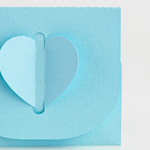 Intra απο ξύλο plywood 3mm-4mm πάχος – Κάρτα Αγίου Βαλεντίνου Valentine Cut Δίασταση  20x20 cm INTRAFABR-30540533