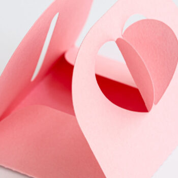 Intra απο ξύλο plywood 3mm-4mm πάχος – Κάρτα Αγίου Βαλεντίνου Valentine Cut Δίασταση  20x20 cm INTRAFABR-30540533 - Image 3