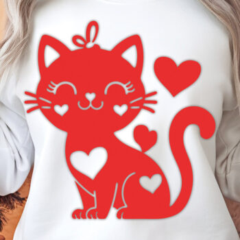 Intra απο ξύλο plywood 3mm-4mm πάχος – Πακέτο Valentine Cat Δίασταση  20x20 cm INTRAFABR-114175763 - Image 8