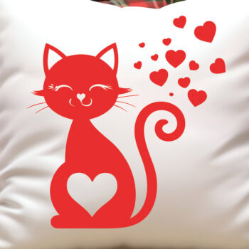 Intra απο ξύλο plywood 3mm-4mm πάχος – Valentine Cat Design 1 Δίασταση  40x30 cm INTRAFABR-115149664 - Image 3