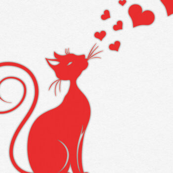 Intra απο ξύλο plywood 3mm-4mm πάχος – Valentine Cat Design 11 Δίασταση  40x30 cm INTRAFABR-115521316 - Image 2