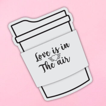 Intra απο ξύλο plywood 3mm-4mm πάχος – Θήκη δώρου για καφέ Valentine Δίασταση  20x20 cm INTRAFABR-57158214 - Image 4