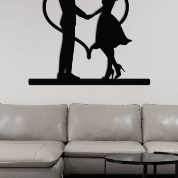 Intra απο ξύλο plywood 3mm-4mm πάχος – Κοπή λέιζερ τοίχου για ζευγάρια Valentine Δίασταση  40x30 cm INTRAFABR-118730220 - Image 3