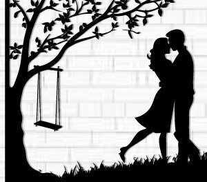 Intra απο ξύλο plywood 3mm-4mm πάχος – Κοπή λέιζερ τοίχου για ζευγάρια Valentine Δίασταση  40x30 cm INTRAFABR-112318331