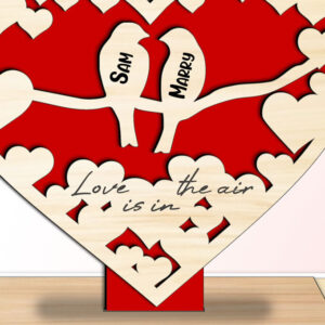 Intra απο ξύλο plywood 3mm-4mm πάχος – Δώρο αγάπης για την ημέρα του Αγίου Βαλεντίνου Δίασταση  20x20 cm INTRAFABR-113129227