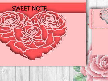 Intra απο ξύλο plywood 3mm-4mm πάχος – Δωροκάρτα για την Ημέρα του Αγίου Βαλεντίνου1380 Δίασταση  20x20 cm INTRAFABR-115313869 - Image 1