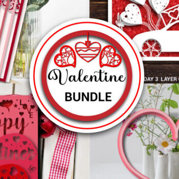 Intra απο ξύλο plywood 3mm-4mm πάχος – Δωροκάρτα για την Ημέρα του Αγίου Βαλεντίνου, Heart 1364 Δίασταση  20x20 cm INTRAFABR-115122826 - Image 1