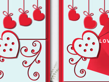 Intra απο ξύλο plywood 3mm-4mm πάχος – Δωροκάρτα για την ημέρα του Αγίου Βαλεντίνου 1328 Δίασταση  20x20 cm INTRAFABR-114800474 - Image 3