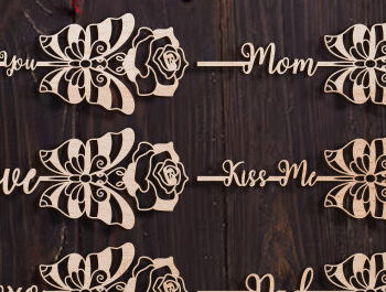 Intra απο ξύλο plywood 3mm-4mm πάχος – Πακέτο κοπής με λέιζερ για την ημέρα του Αγίου Βαλεντίνου Δίασταση  20x20 cm INTRAFABR-88965109 - Image 11