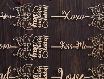 Intra απο ξύλο plywood 3mm-4mm πάχος – Πακέτο κοπής με λέιζερ για την ημέρα του Αγίου Βαλεντίνου Δίασταση  20x20 cm INTRAFABR-88965109 - Image 12