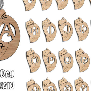 Intra απο ξύλο plywood 3mm-4mm πάχος – Ημέρα του Αγίου Βαλεντίνου Love Keychain Letter I Δίασταση  5x5 cm INTRAFABR-113333065 - Image 1