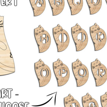 Intra απο ξύλο plywood 3mm-4mm πάχος – Ημέρα του Αγίου Βαλεντίνου Love Keychain Letter I Δίασταση  5x5 cm INTRAFABR-113333065 - Image 2