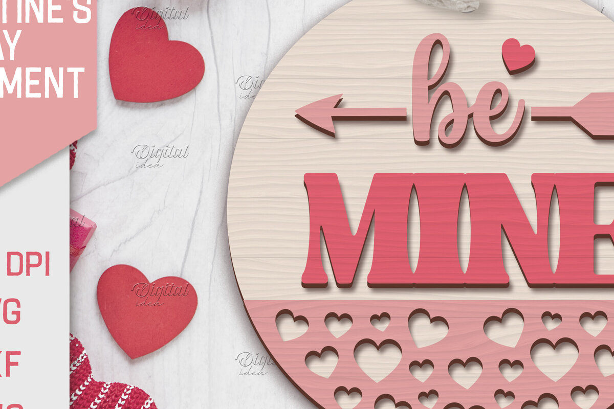 Intra απο ξύλο plywood 3mm-4mm πάχος – Στολίδι για την ημέρα του Αγίου Βαλεντίνου. Γίνε το δικό μου Δίασταση  20x20 cm INTRAFABR-85707816