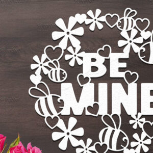 Intra απο ξύλο plywood 3mm-4mm πάχος – Χαρτόκοψη για την ημέρα του Αγίου Βαλεντίνου. Αποσπάσματα αγάπης Δίασταση 20x20 cm INTRAFABR-85771994