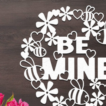 Intra απο ξύλο plywood 3mm-4mm πάχος – Χαρτόκοψη για την ημέρα του Αγίου Βαλεντίνου. Αποσπάσματα αγάπης Δίασταση  20x20 cm INTRAFABR-85771994 - Image 1