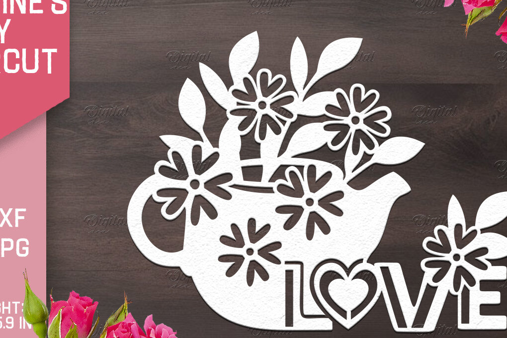 Intra απο ξύλο plywood 3mm-4mm πάχος – Χαρτόκοψη για την ημέρα του Αγίου Βαλεντίνου. Αποσπάσματα αγάπης Δίασταση  20x20 cm INTRAFABR-85772056