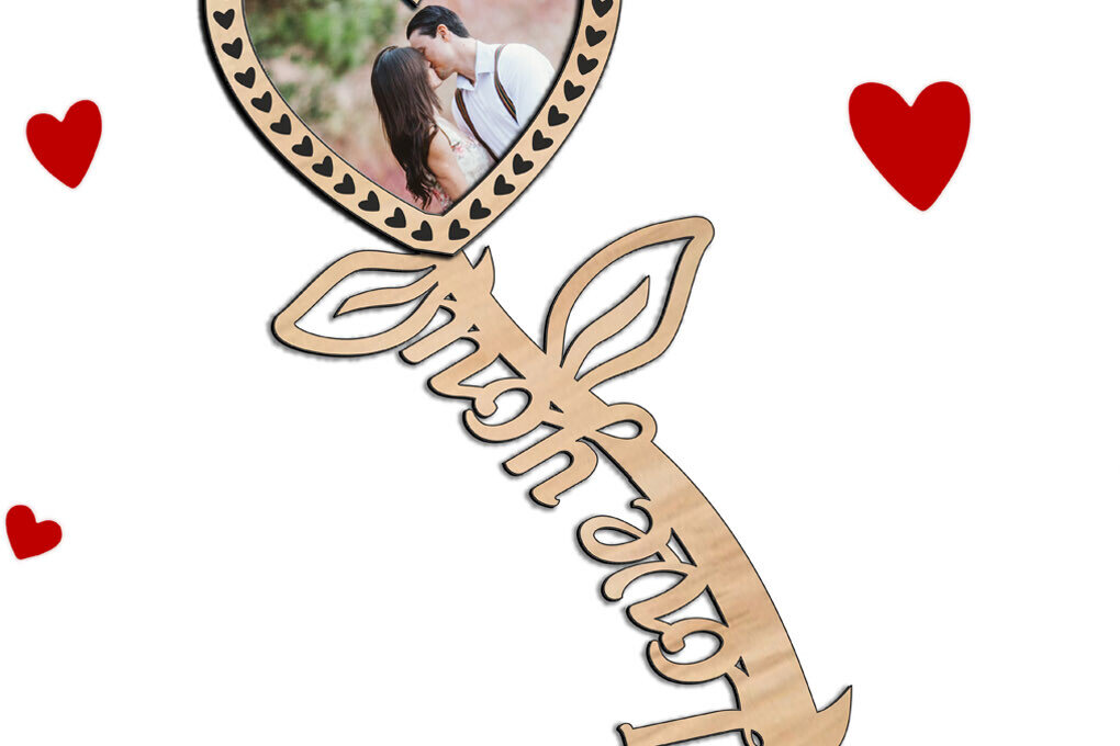 Intra απο ξύλο plywood 3mm-4mm πάχος – Κείμενο δώρου κορνίζας για την ημέρα του Αγίου Βαλεντίνου Δίασταση  20x20 cm INTRAFABR-114218721