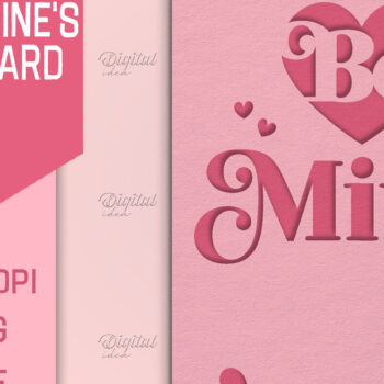 Intra απο ξύλο plywood 3mm-4mm πάχος – Ημέρα του Αγίου Βαλεντίνου. Πακέτο κάρτας Αγίου Βαλεντίνου Δίασταση  20x20 cm INTRAFABR-85391369 - Image 6