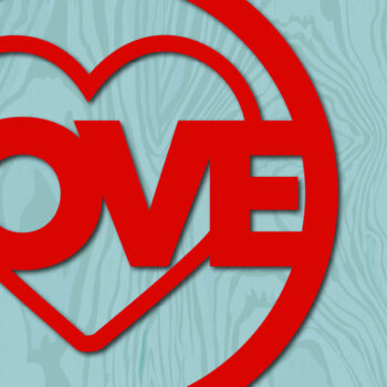 Intra απο ξύλο plywood 3mm-4mm πάχος – Valentine Decor Laser/χάρτινο Cut/dxf Δίασταση  20x20 cm INTRAFABR-22552826 - Image 1