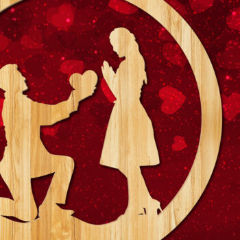 Intra απο ξύλο plywood 3mm-4mm πάχος – Valentine Decor Laser/χάρτινο Cut/dxf Δίασταση  20x20 cm INTRAFABR-22555610 - Image 1