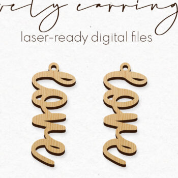 Intra απο ξύλο plywood 3mm-4mm πάχος – Σκουλαρίκια Αγίου Βαλεντίνου Πακέτο Cut Laser Δίασταση  5x5 cm INTRAFABR-57406737 - Image 10