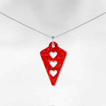 Intra απο ξύλο plywood 3mm-4mm πάχος – Σκουλαρίκια Αγίου Βαλεντίνου, Σκουλαρίκια Καρδιά Δίασταση  5x5 cm INTRAFABR-56706114 - Image 4