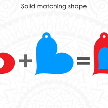 Intra απο ξύλο plywood 3mm-4mm πάχος – Σκουλαρίκια Αγίου Βαλεντίνου, Σκουλαρίκια Καρδιά Δίασταση  5x5 cm INTRAFABR-56706114 - Image 7