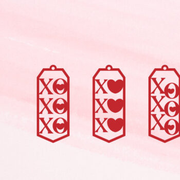 Intra απο ξύλο plywood 3mm-4mm πάχος – Σκουλαρίκια Αγίου Βαλεντίνου | Σκουλαρίκια Xoxoxo Δίασταση  5x5 cm INTRAFABR-113036384 - Image 1