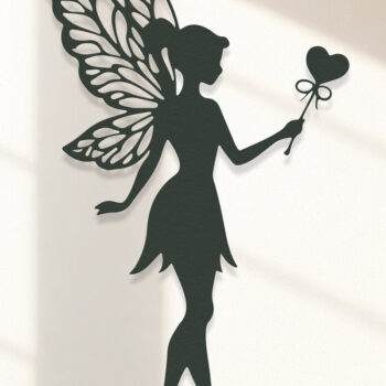 Intra απο ξύλο plywood 3mm-4mm πάχος – Valentine Fairy Δίασταση  20x20 cm INTRAFABR-114385236 - Image 1