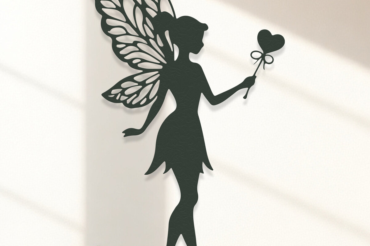 Intra απο ξύλο plywood 3mm-4mm πάχος – Valentine Fairy Δίασταση  20x20 cm INTRAFABR-114385236