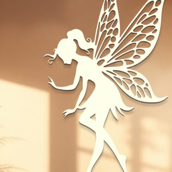 Intra απο ξύλο plywood 3mm-4mm πάχος – Valentine Fairy Δίασταση  20x20 cm INTRAFABR-114385255 - Image 1