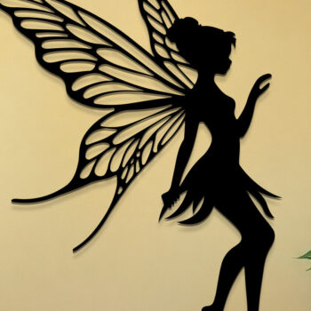 Intra απο ξύλο plywood 3mm-4mm πάχος – Valentine Fairy Δίασταση  20x20 cm INTRAFABR-114385298 - Image 1