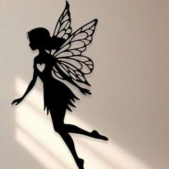 Intra απο ξύλο plywood 3mm-4mm πάχος – Valentine Fairy Δίασταση  20x20 cm INTRAFABR-114306306 - Image 1