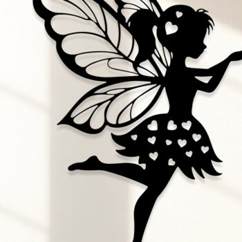 Intra απο ξύλο plywood 3mm-4mm πάχος – Valentine Fairy Δίασταση  20x20 cm INTRAFABR-114306332 - Image 1