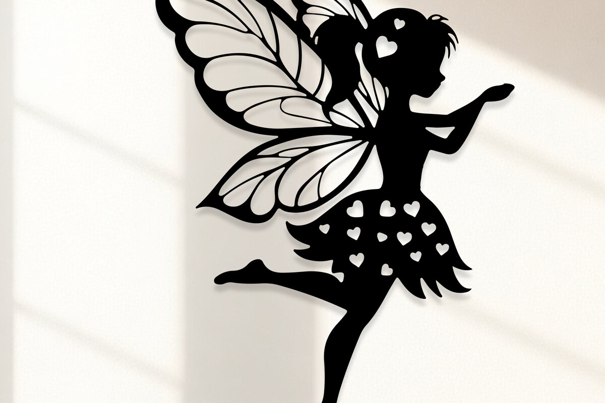 Intra απο ξύλο plywood 3mm-4mm πάχος – Valentine Fairy Δίασταση  20x20 cm INTRAFABR-114306332