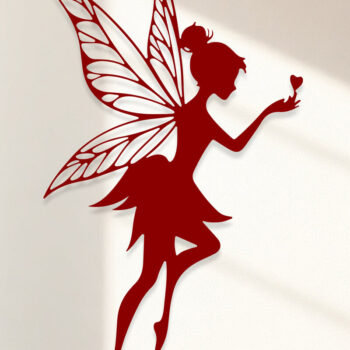 Intra απο ξύλο plywood 3mm-4mm πάχος – Valentine Fairy Δίασταση  20x20 cm INTRAFABR-114306345 - Image 1