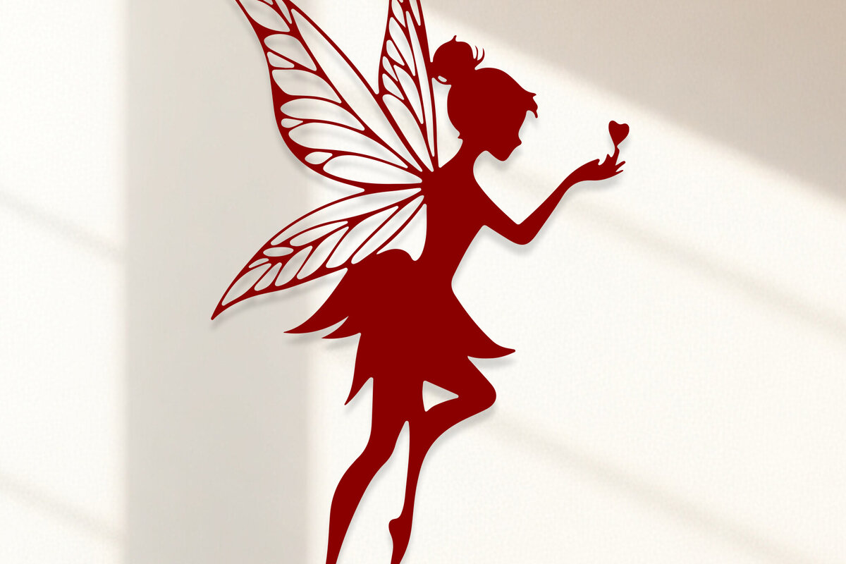 Intra απο ξύλο plywood 3mm-4mm πάχος – Valentine Fairy Δίασταση  20x20 cm INTRAFABR-114306345